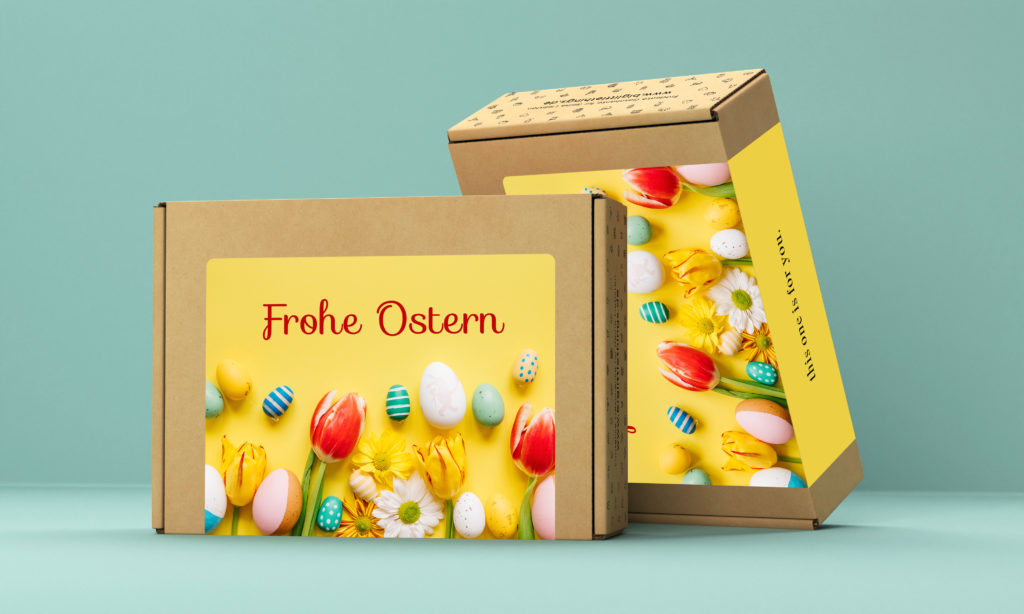 Osterbox im eigenen Geschenk Design