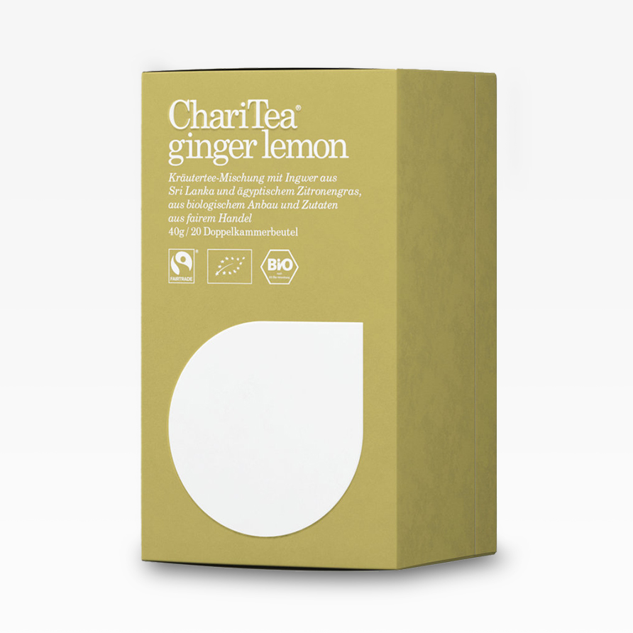 ChariTea Bio Ginger Lemon Tee big little things