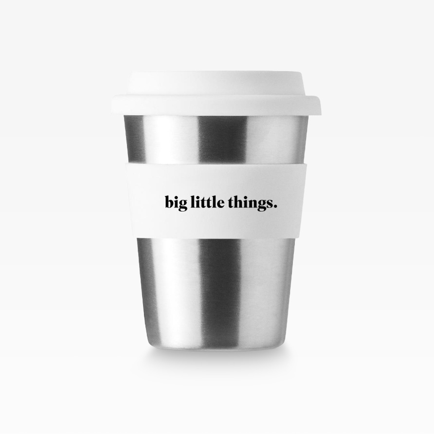 Individualisierter Irmug Edelstahl-Kaffeebecher mit praktischem Silikongriff und auslaufsicherem Deckel, 350 ml – perfekt für Pendler und Promotions