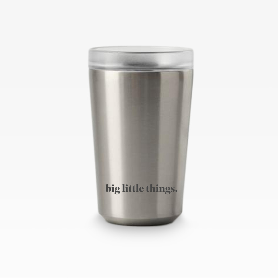 Individualisierte Ocean Bottle aus recyceltem Edelstahl, CO₂-neutral produziert, 350 ml – hochwertiger Kaffeebecher für nachhaltige Markenführung