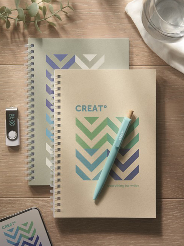 Individualisierbare nachhaltige Notizblöcke