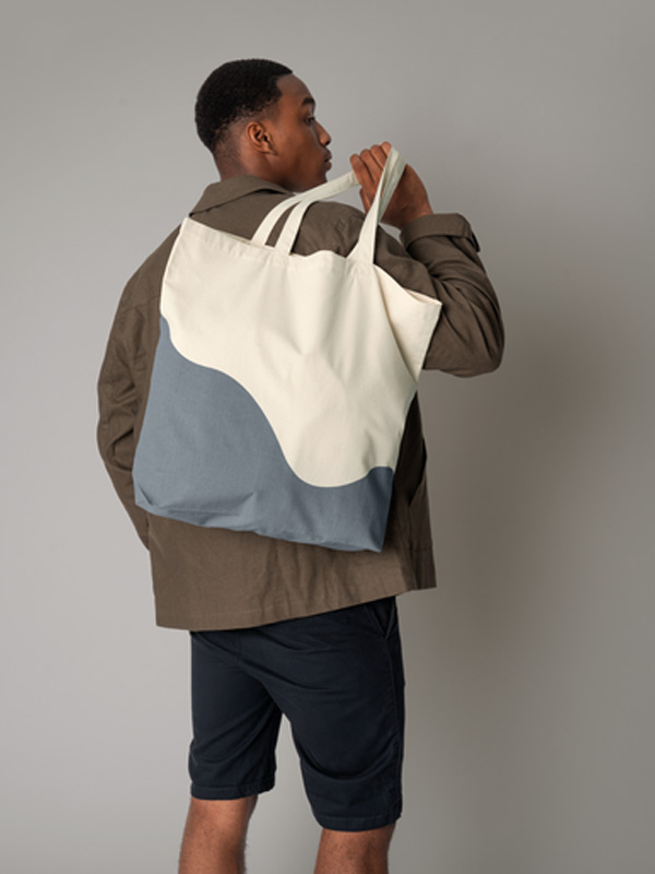 Personalisierbare Tragetasche mit einzigartigem Design, kreatives Marketing für deine Botschaft