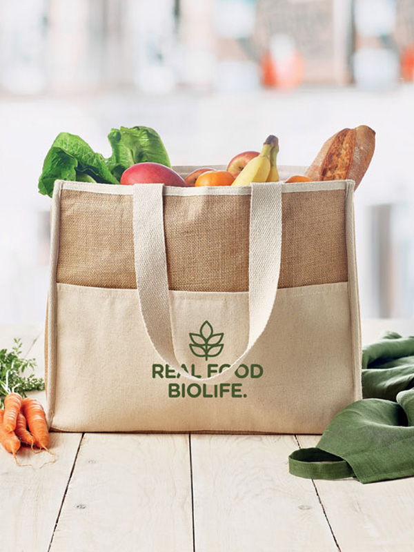 Praktische individualisierbare Einkaufstasche, ideal für tägliche Nutzung und Markenpräsenz