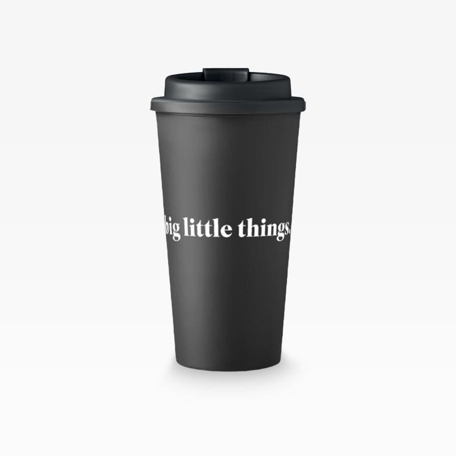 Individualisierter Tuesday Kaffeebecher aus doppelwandigem PP-Kunststoff, 475 ml – mit rundum bedruckbarer Fläche für kreative Markenbotschaften