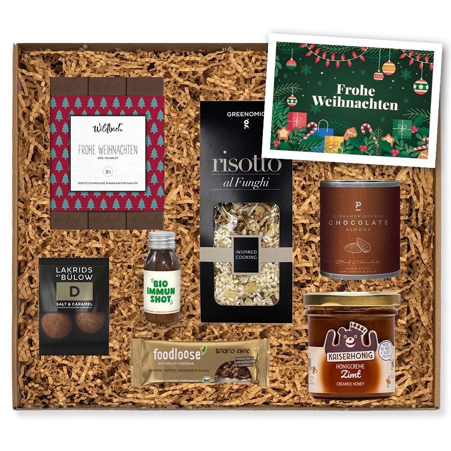 Weihnachtsbox mittelgroß Mitarbeitergeschenke zu Weihnachten