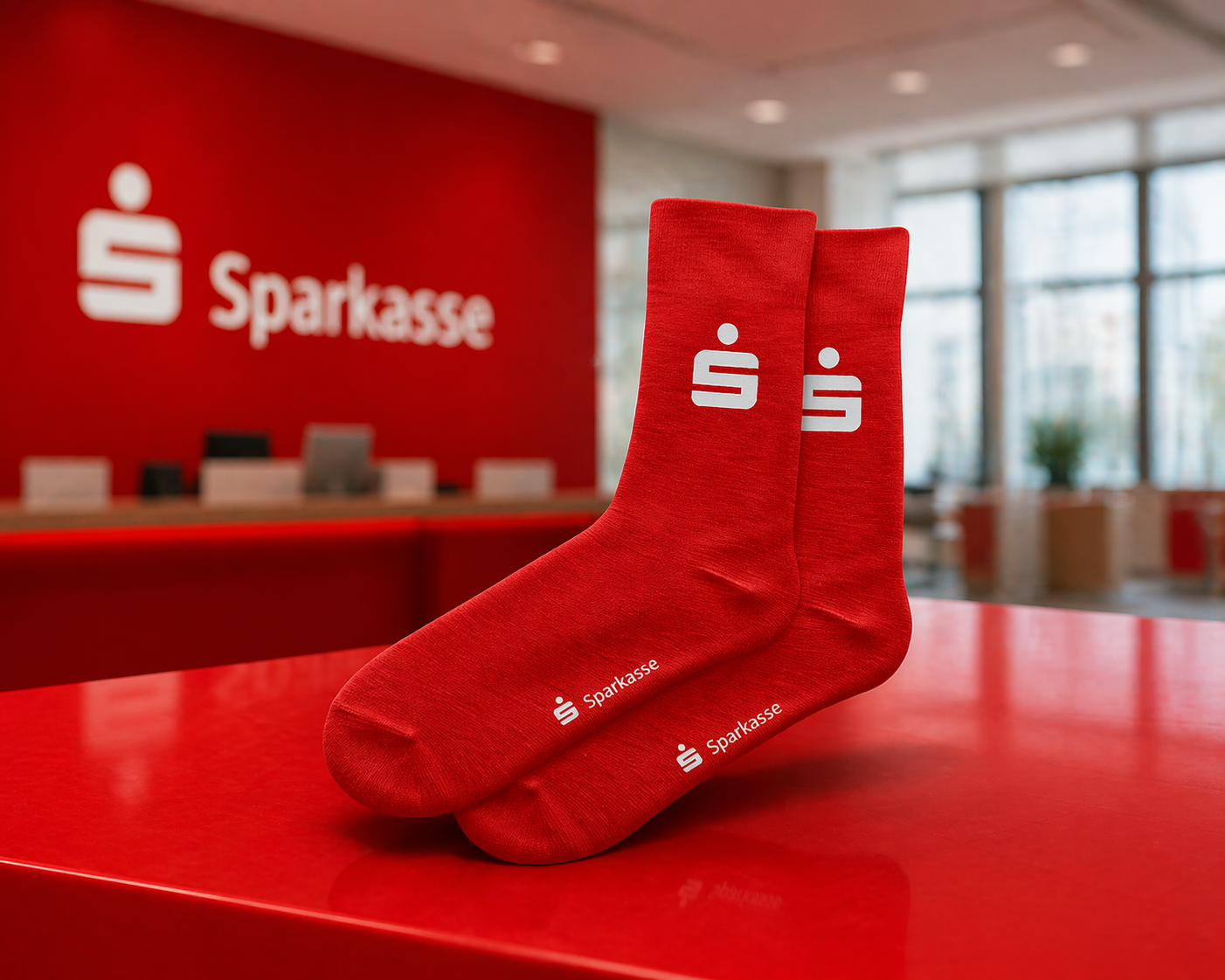 Sparkasse Socken Success Story