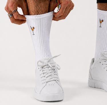 Sportsocken On Feet