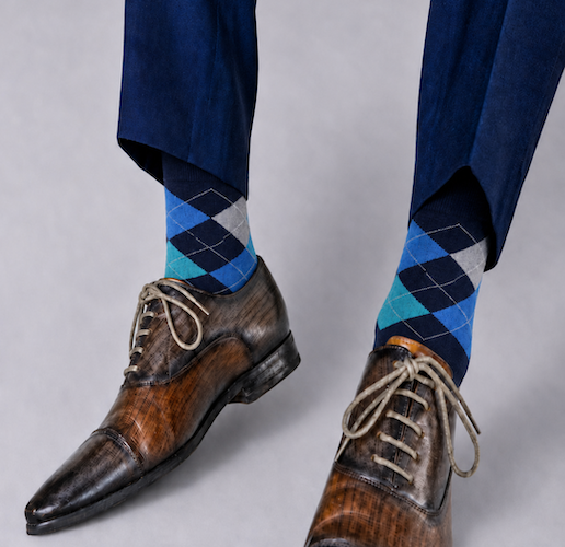 Business Socken On Feet